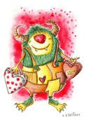 Monstre mignon : l'amour avec humour